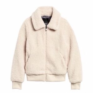 Banana Republic Sherpa Bomber Jacket